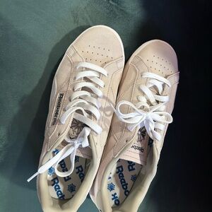 Reebok Cream Sneakers with White Accents